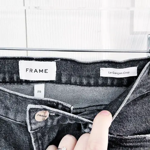 Frame  Le Garcon Crop Jeans in Laird