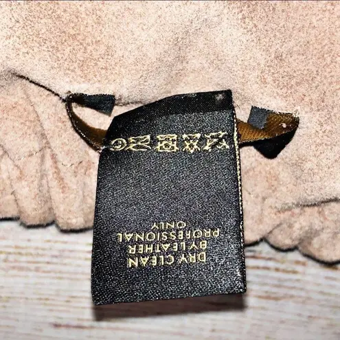 AS by DF Cape Horn Off the Shoulder Suede Top Size