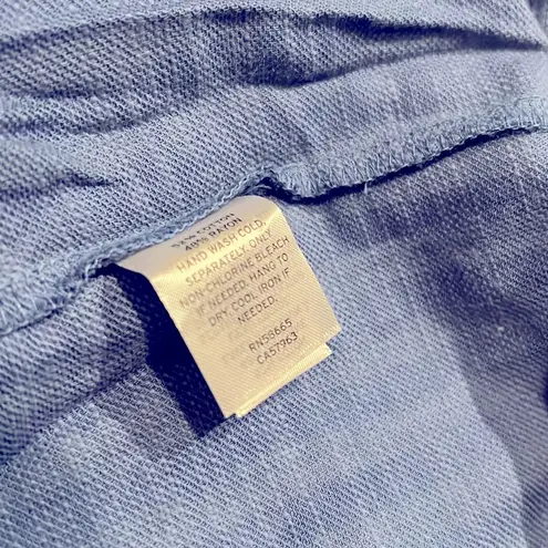 Caslon Pocket Front Drop Waist Dress in Blue Moonlight, Size XXL NEW w/o Tag