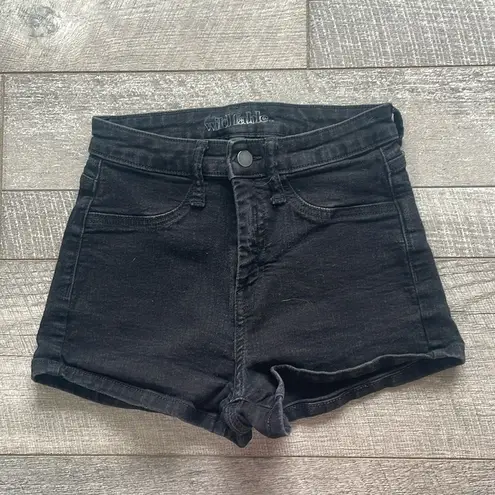 Wild Fable Black Denim High-Rise Jean Shorts Size 2