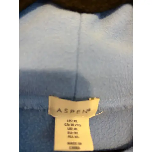 Aspen Women's XL Blue Turtleneck Long Sleeve Pullover Sweatshirt