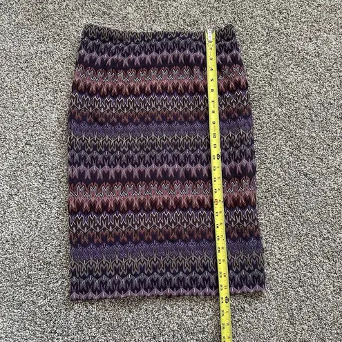 Missoni Lindex purple pattern midi skirt size 38