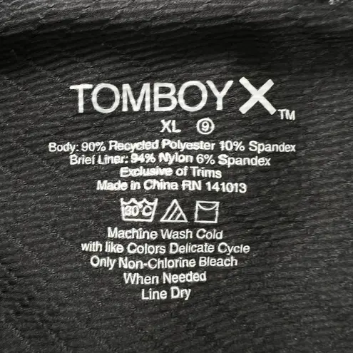 TomboyX Summit Athletic Shorts Moisture Wicking Black Womens XL Elastic Waist