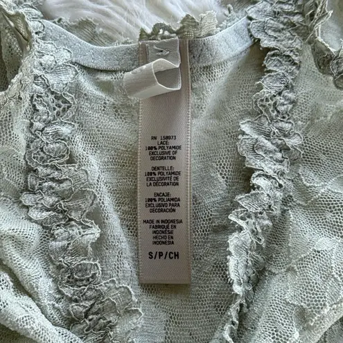 SKIMS Stretch Lace Cheeky Brief Bodysuit Talc Size Small