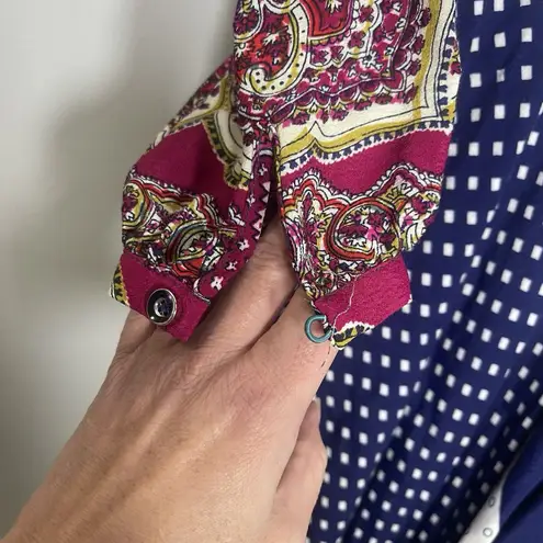 Moulinette Soeurs Istanbul Wrap Dress Size 2 Multicolor Festival Bohemian Anthro