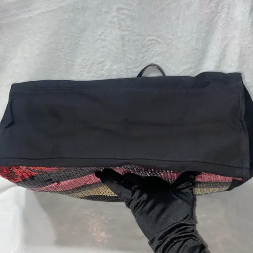 Victoria's Secret  Black and Multicolor Sequin Tote Bag