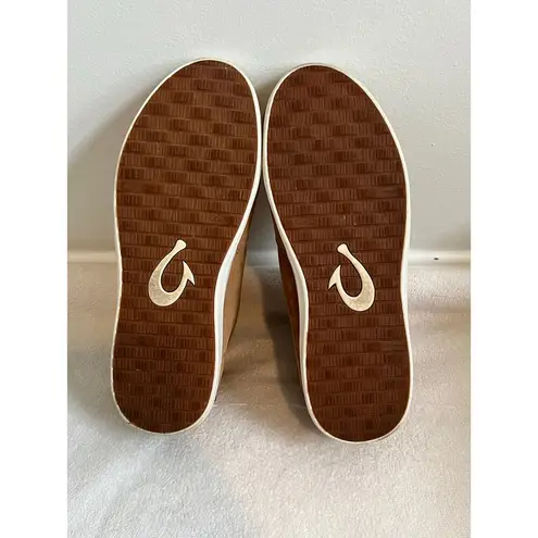 OluKai Hawai’iloa Hope Manu Waterproof Leather Booties Size 8 Brown