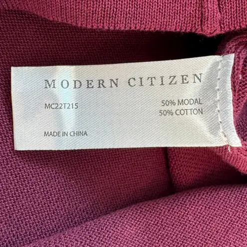 Modern Citizen  Burgundy V-Neck Blouse Size X-Large NWOT