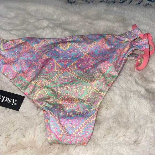 Gypsy 05 Sand Neon Vibe Sexy Hipster Bikini Bottom Size Medium