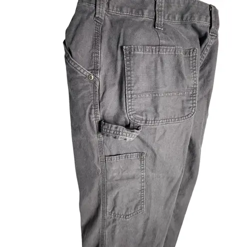 Carhartt  Original Fit Straight Leg Carpenter Pants Womens 12 Short Gray 102080