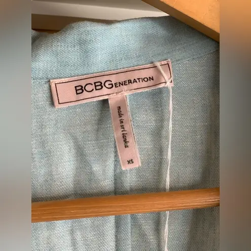 BCBGeneration  Light Blue Women's Blazer. Size-X-Small