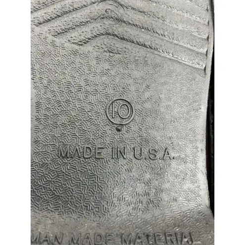 Womans Laceup Flat Winter Chukka Boots 10 Brown Gray Lined