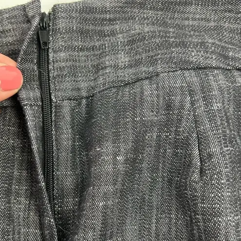 BCX Women's juniors Skirt Size 9 Black Gray Stretch Knee Length Business Casual