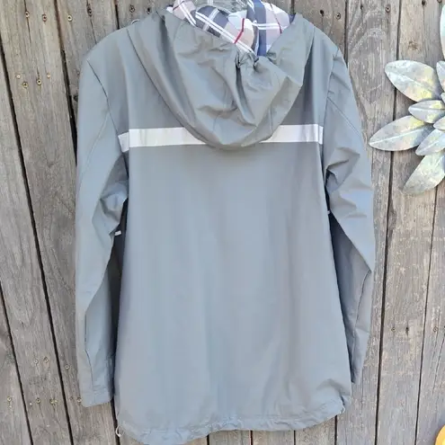 Charles River Apparel Gray Raincoat Lightweight Water-Resistant