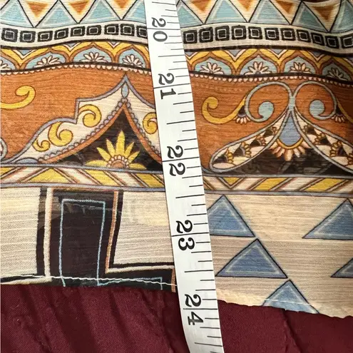 MISA Los Angeles NWT- SIENA Top in Alhambra Mosaic, size Medium