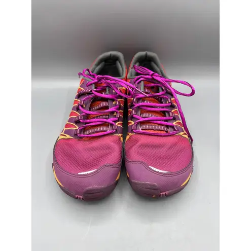 Merrell Shoes Womens 10.5 Allout Fuse Purple Orange Running Trail Shoes