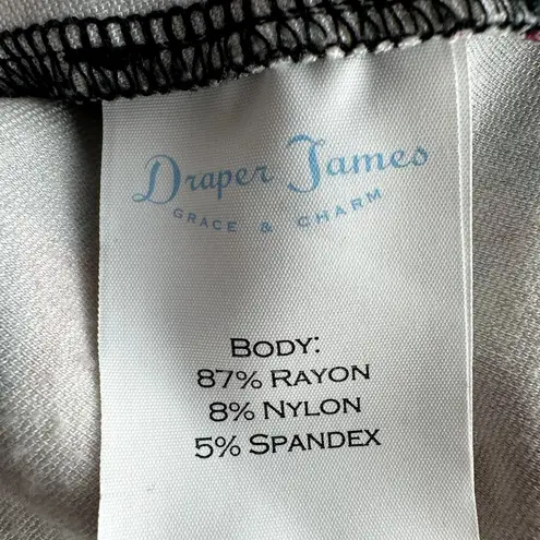 Draper James Homestead Houndstooth Fit & Flare Dress 3/4 Sleeve Multicolor Large