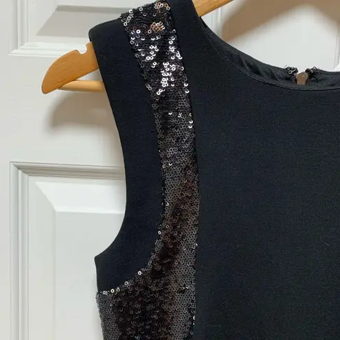 Forever 21 ❤B04-F21 little black sequin bodycon dress size small