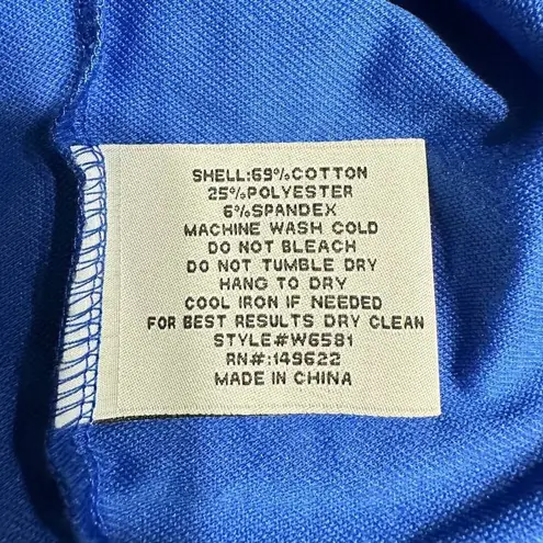 Walter Baker Ryanne Dress Women's XL Blue Asymmetric Cutout Bodycon Midi