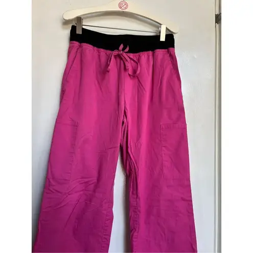 Scrubstar Shocking Pink Scrub Pants Woman’s Size Small