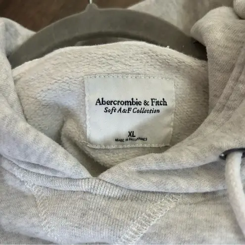 Abercrombie & Fitch  Soft A&F Oversized Hoodie Light Grey XL