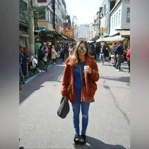 Elodie  Chocolate Brown Mocha Teddy Bear Sweater Jacket Coat Large Chunky