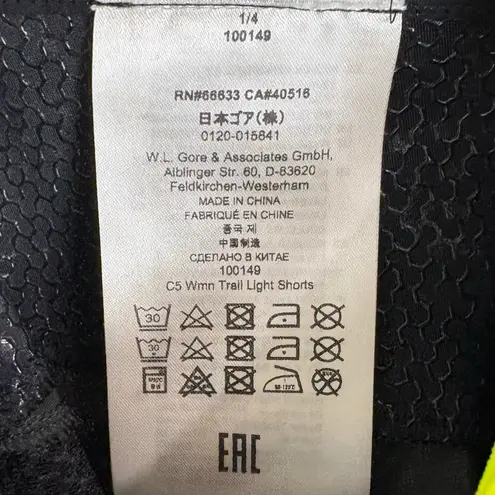 Gorewear Womens C5 Trail Light Shorts Mesh Inserts Terra Gray Black Size Small