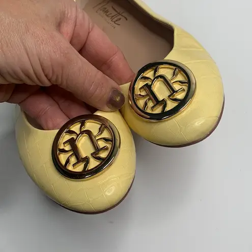 Nanette Nanette Lepore Haylie Ballet Flat Shoe in Sunshine Yellow S