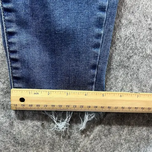 Wax Jean Wax Jeans 16 Distressed High Rise Raw Hem Skinny Jeans Butt I Love You
