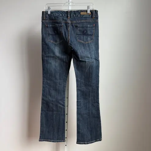 Seven7 sz 30 blue low rise boot cut denim jeans