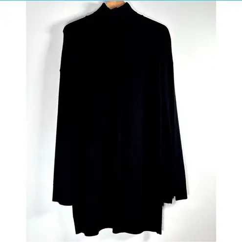 LPA Black Fallon Turtleneck Sweater Dress Size: XL Short Long Sleeve Women's