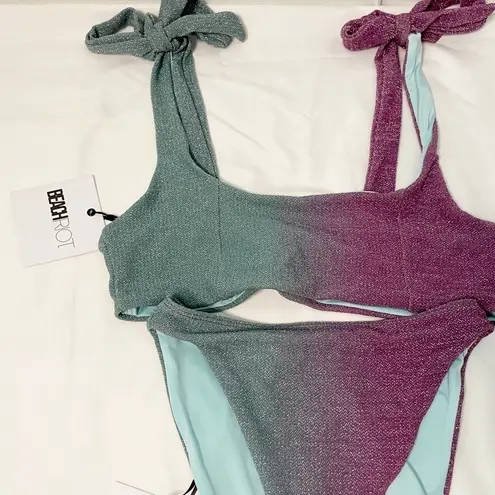 Beach Riot NWT Ombré Bikini Set Avalon Top