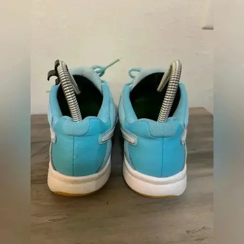 Nike  Air Vapor Advantage Light Blue Sneakers,Performance Running Shoes,Size 8