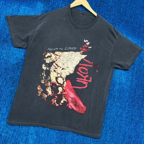 Korn Follow the Leader Nu Metal Band T-Shirt Size Large