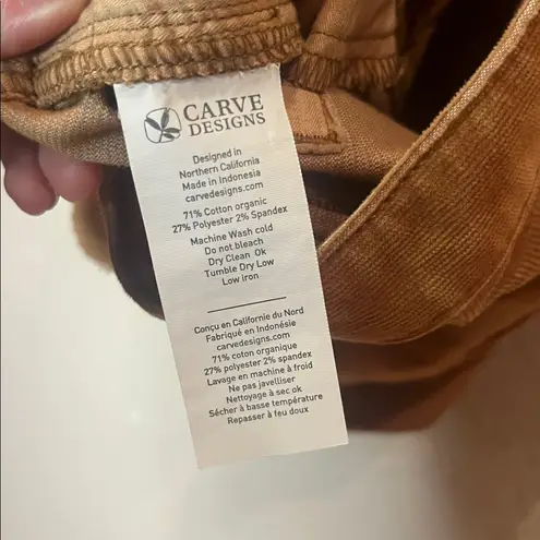 Carve Designs Women’s Oahu Cord Corduroy Shorts Brown Tan Size 6