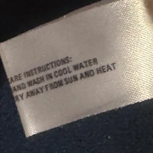 Thinsulate Womens One Size Fits All Navy Blue Gloves Leather Trim