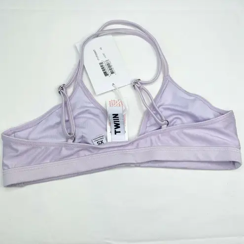 TWIN Bikini Women XS NWT Lilac Purple Bella Triangle Swim Top