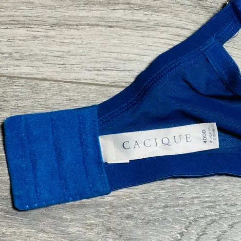 Cacique 40DD Sexy Lace Boost Balconette Bra Blue