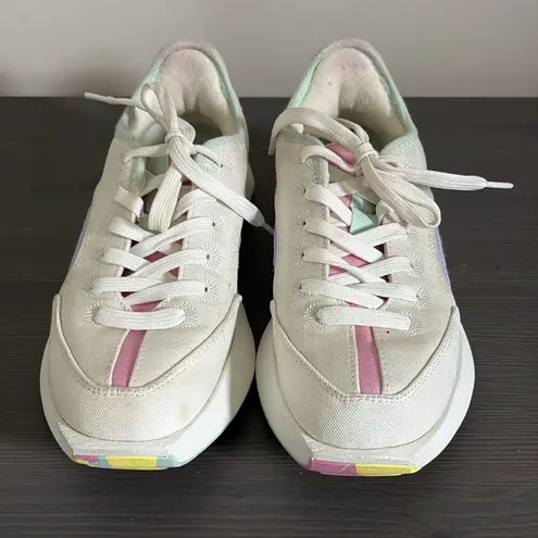 Allbirds and Olivia Rubin Pastel Powered Sneaker Collab Organic Cotton Size 7 Purple