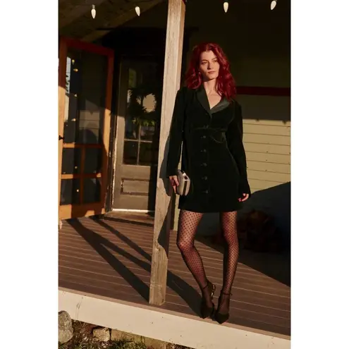 Wolford Satin Touch Dots Tights in Black Xsmall New Womens Nylons Pantyhose