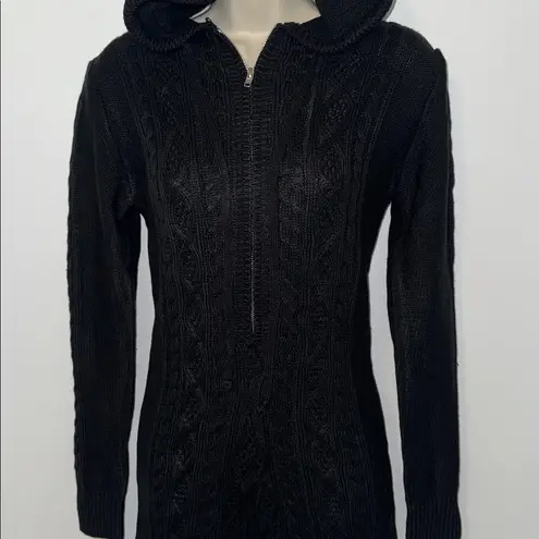Black Cable Knit Romper By Day & Night Women’s S Small