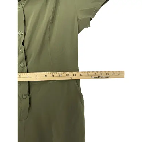 prAna Shadyn Dress Women S Cargo Green Polyester Outdoors Gorpcore Hiking