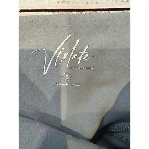 Violate the Dress Code ‘Luxe’ Scrunch Butt Pocket Leggings in Gray Size Small