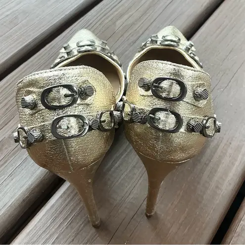 Chase and Chloe Dressy STYLISH GOLD heelsπππ