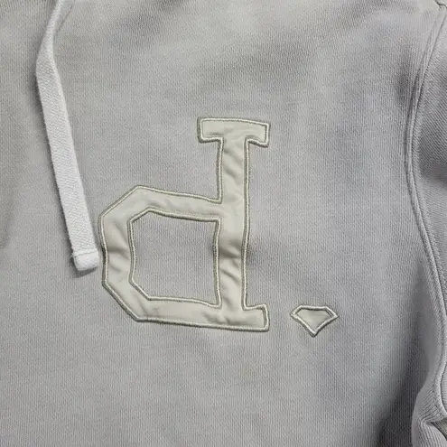 Diamond Supply Co. Womens Hoodie Size M Gray Colorblock Drawstring Pullover