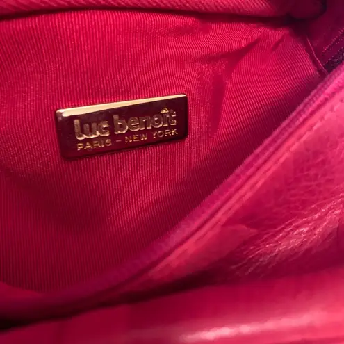 Lic benoit Luc Benoit vintage red leather belt bag