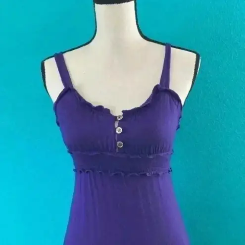 Lucy Love Early 2000s mini deep purple sundress in size xs from 