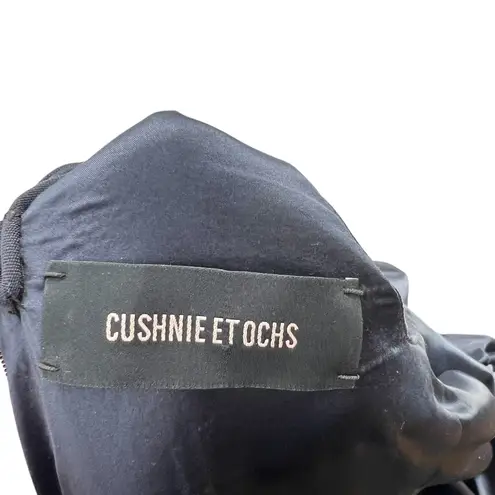 Cushnie et Ochs Larissa Sequin Pencil Dress Navy Blue Size XYZ *Damaged