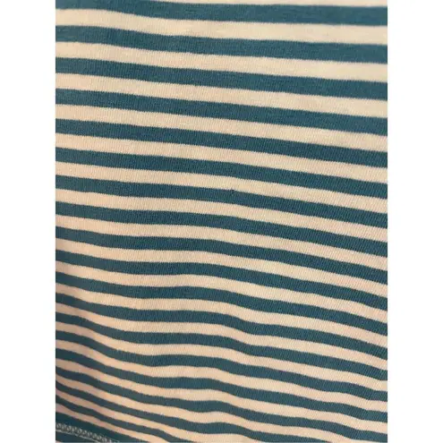 J.Jill  blue striped cotton tank