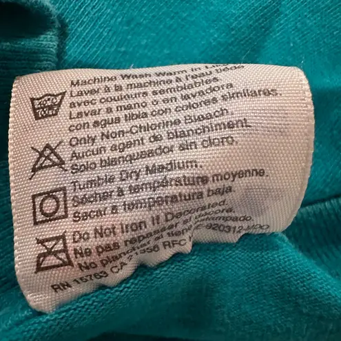 Olympics 1996 Atlanta Vintage Tshirt Women's Medium Teal Retro Embroidered Logo